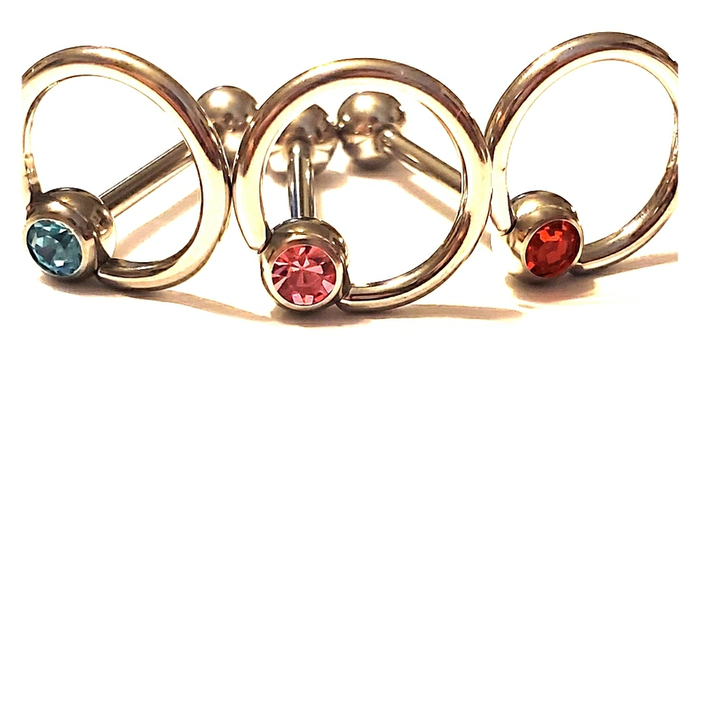 3 pack Tongue Ring